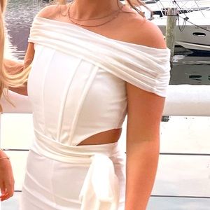 Windsor white corset top